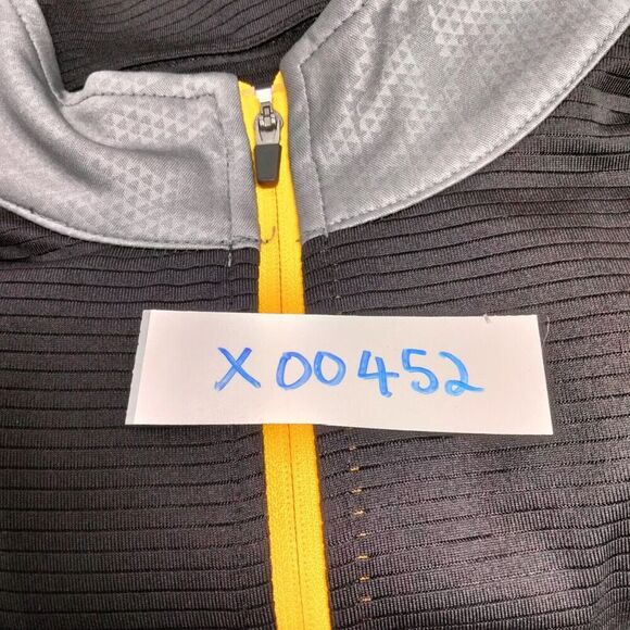 NFL Team Apparel Shirt Mens Sz S Black Pittsburgh Steelers TX3 Cool 1/4 Zip Logo - Picture 12 of 12